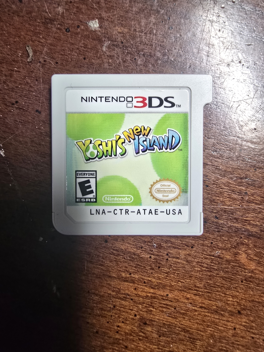 Nintendo 3DS Game Card - Yoshi's New Island (Green/White)